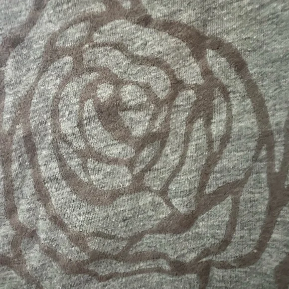 Fabletics Gray Rose Pattern Tank Top - Picture 3 of 5